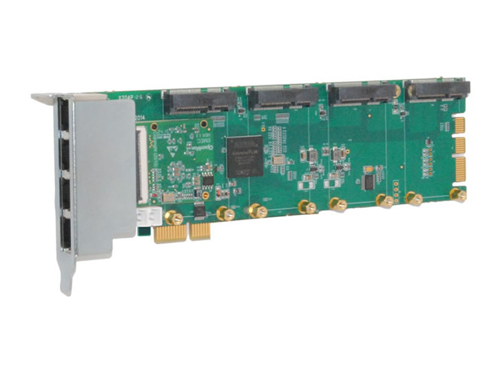 X204E混合语音卡支持FXO/FXS/BRI/E1